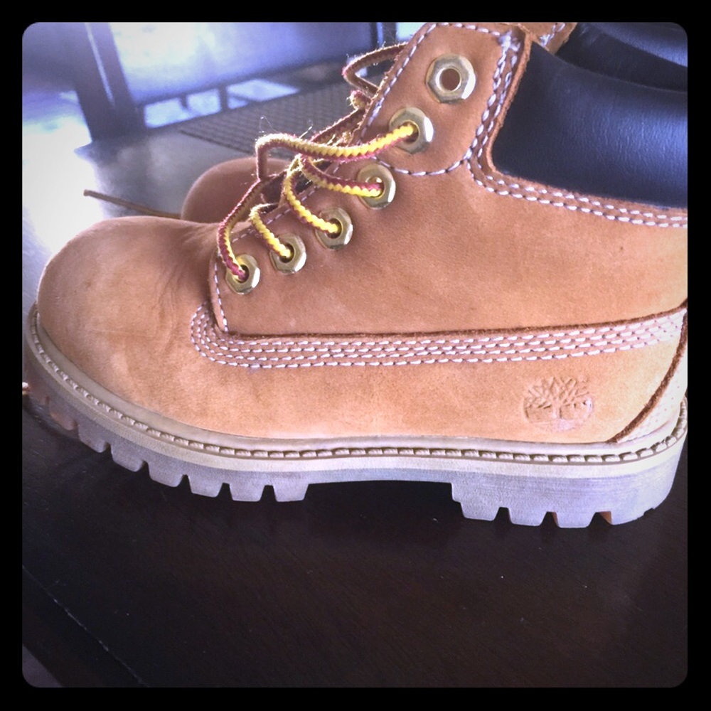 Little boys size 12 Timberlands